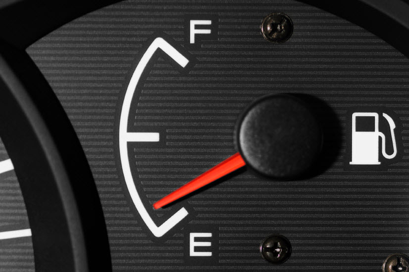 fuel is empty - تمام شدن بنزین