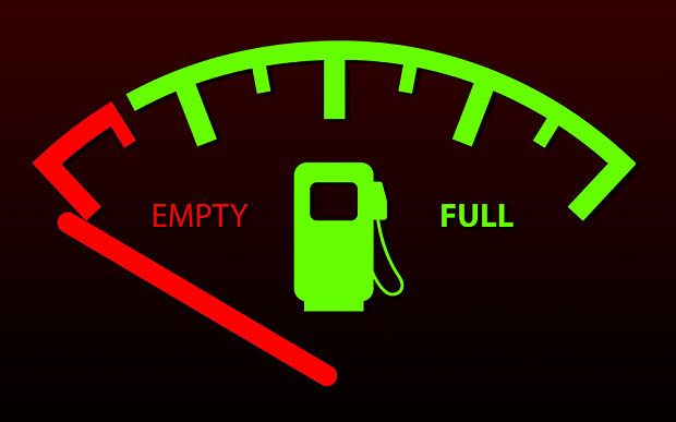 fuel is empty - تمام شدن بنزین