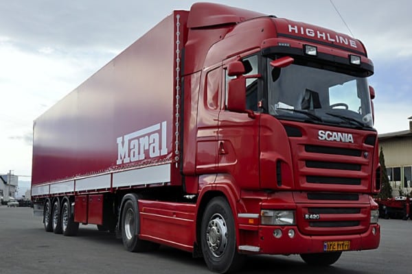 درآمد راننده تریلی در ایران