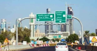 جریمه رانندگی در کویت