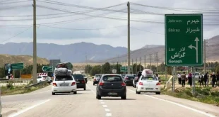 رانندگی از تهران تا شیراز