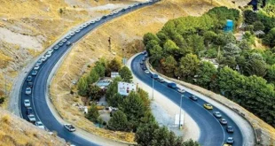 جاده‌های پرترافیک کشور