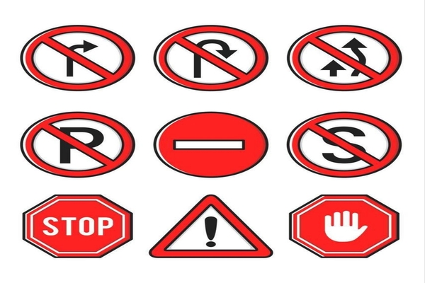 تابلو قرمز در رانندگی