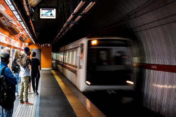 نقشه مترو در رم