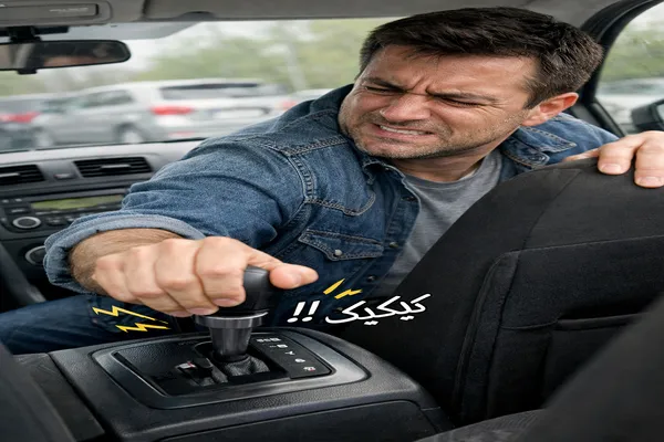 دنده عقب جا نمیره