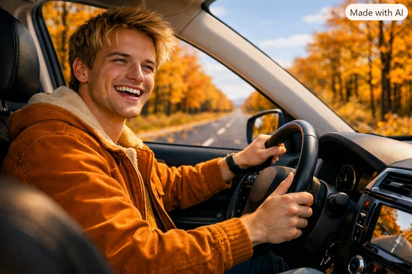 رانندگی در پاییز