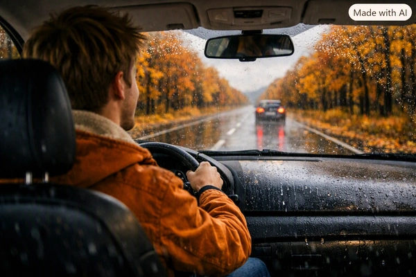رانندگی در پاییز