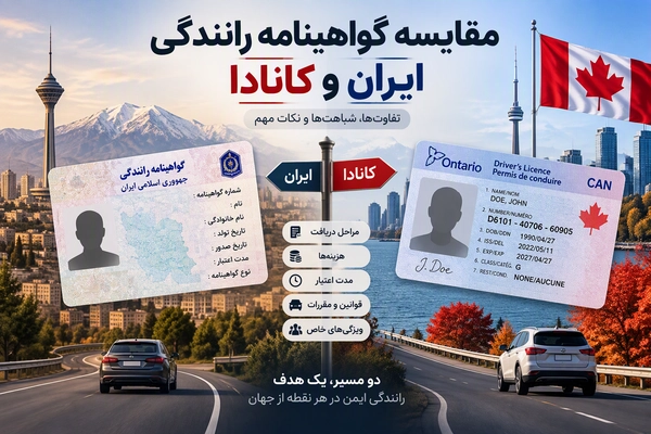 گواهینامه ایران یا کانادا