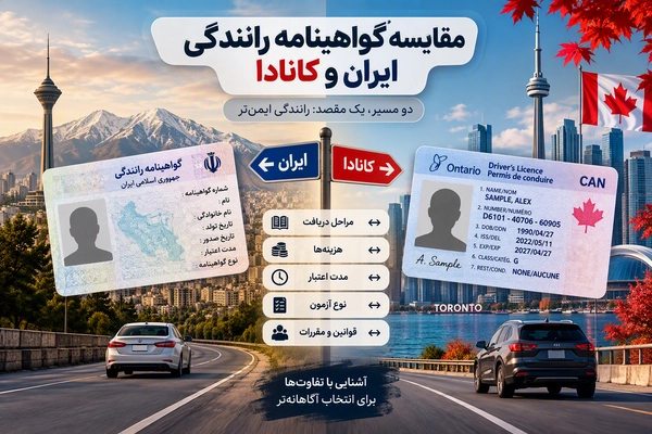 گواهینامه ایران یا کانادا