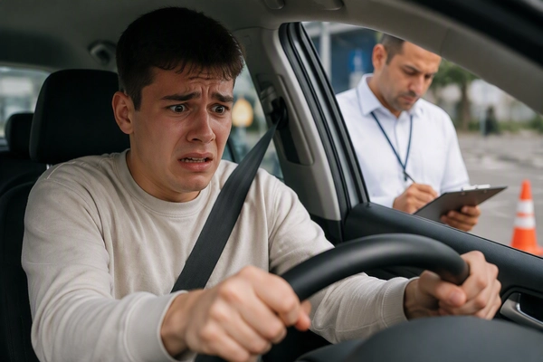 استرس آزمون رانندگی